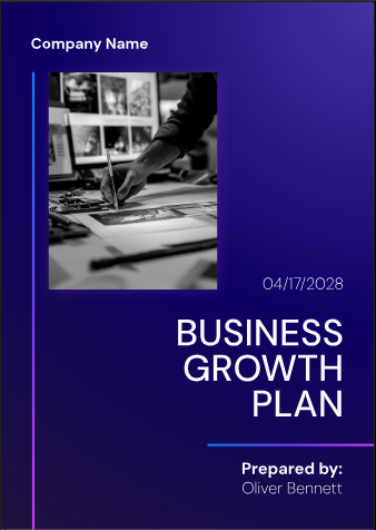 Business Growth Plan Business Growth Plan - Free Business Plans Template for Google Docs