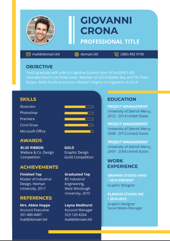 Preview of Fresher CV