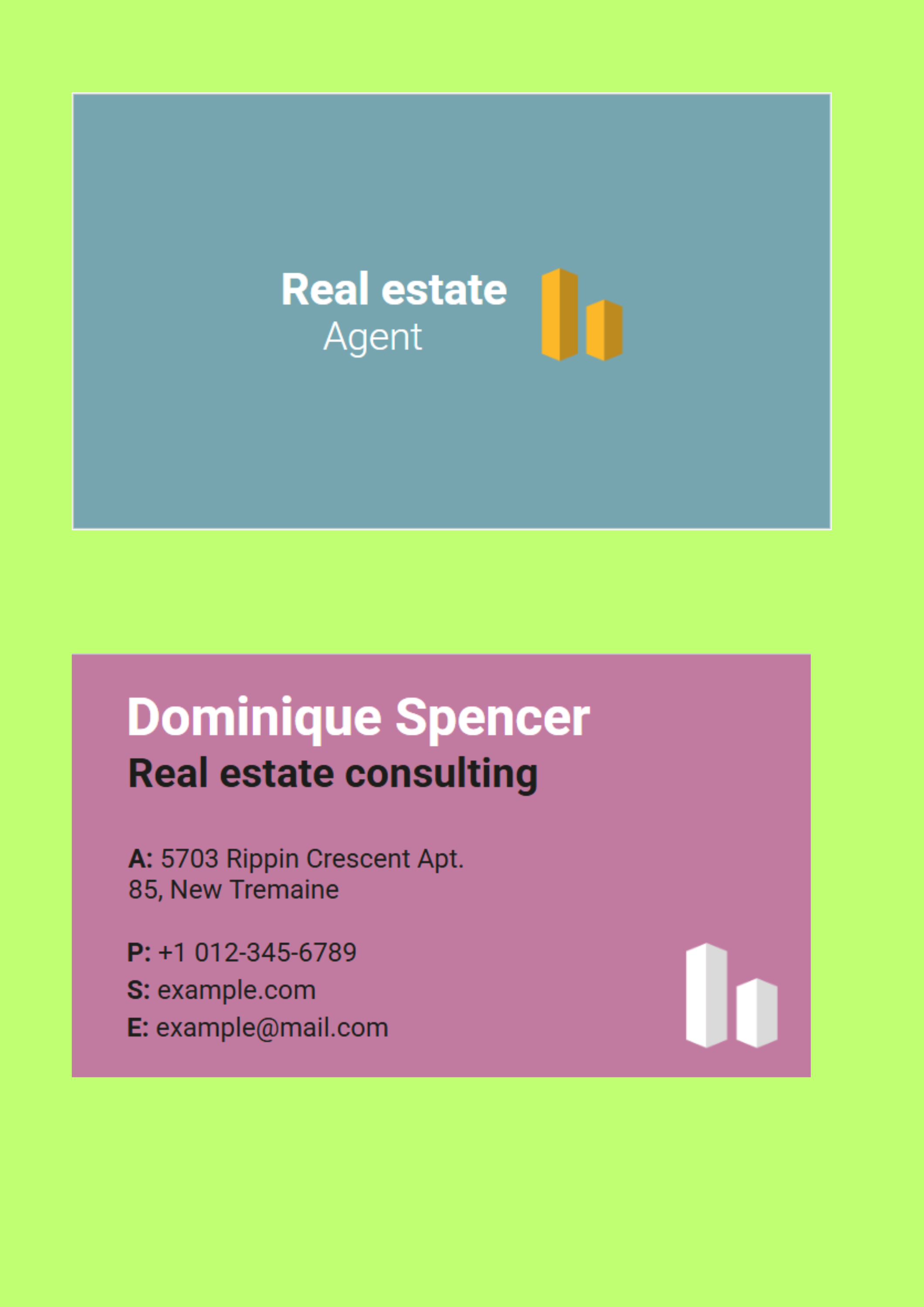 Construction Business Card – Free Google Docs Template - Free Business Cards Template for Google Slides