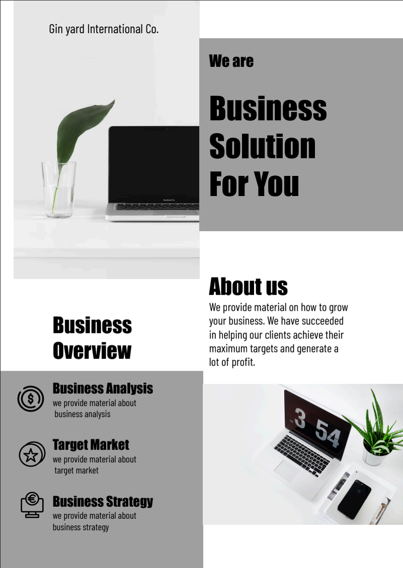 Business Flyer - Free Flyers Template for Google Docs