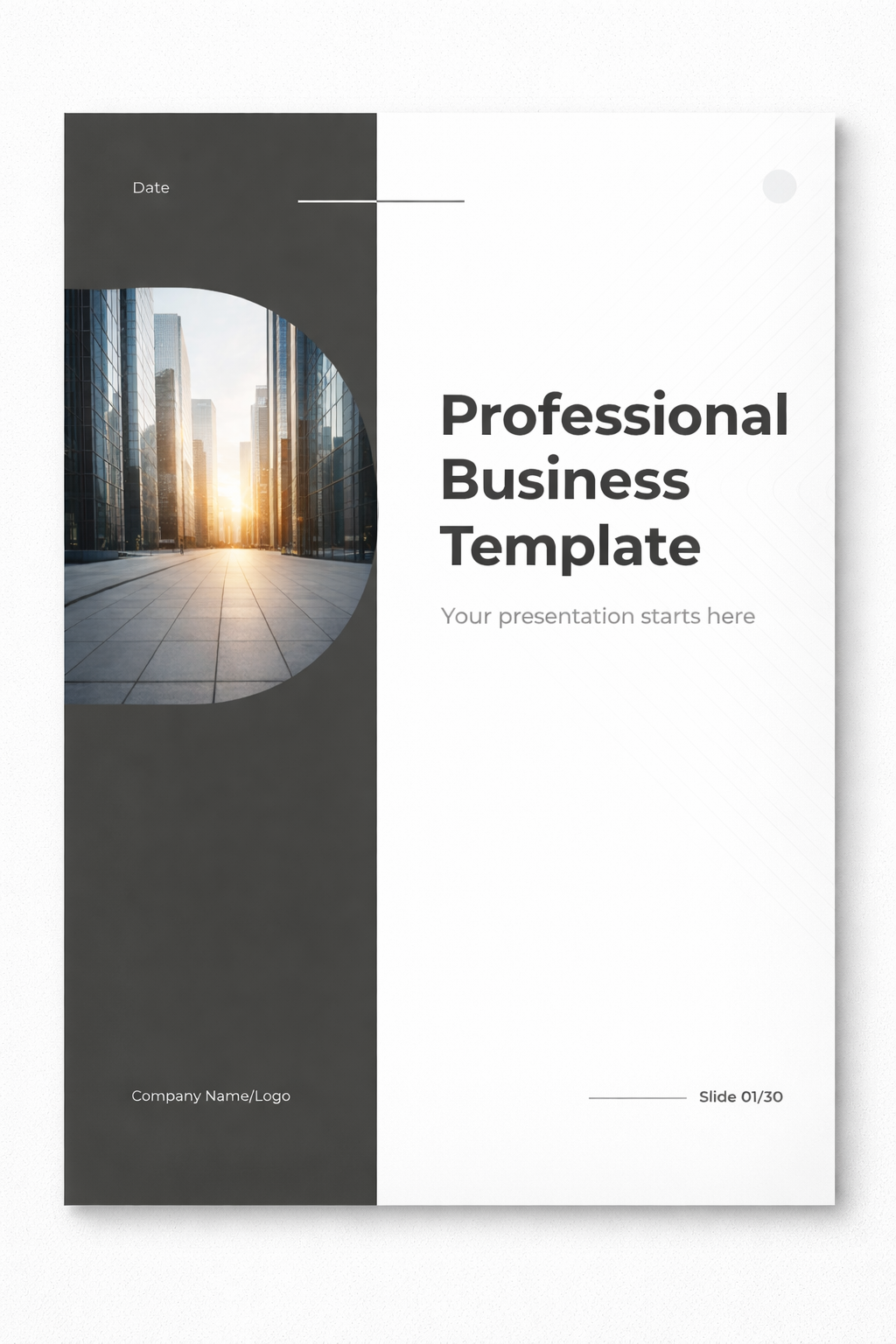 Professional Business Presentation - Free Slides Template for Google Slides