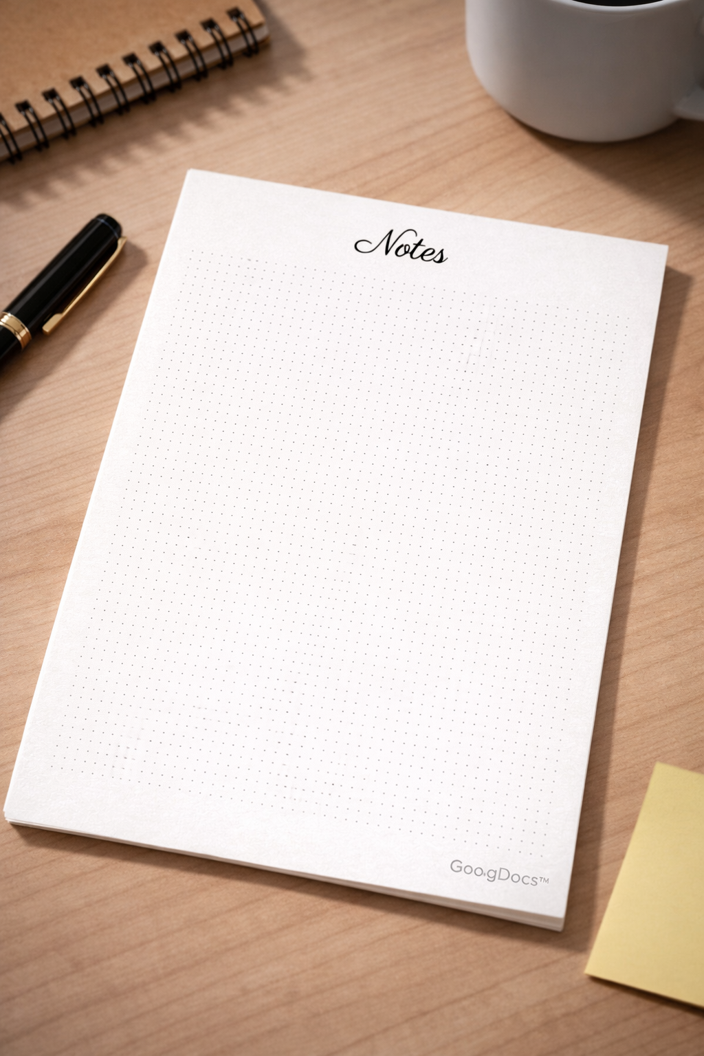 Dotted Notes - Free Notes Template for Google Docs