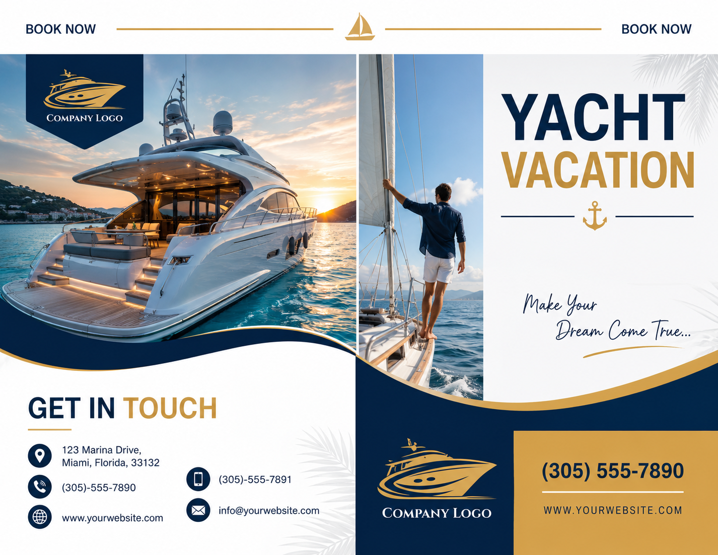 Foldable Travel Brochure Foldable Travel Brochure - Free Brochures Template for Google Slides