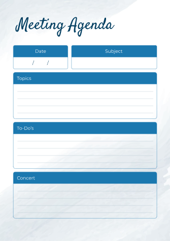 Manager Meeting Agenda - Free Meeting Agendas Template for Google Docs