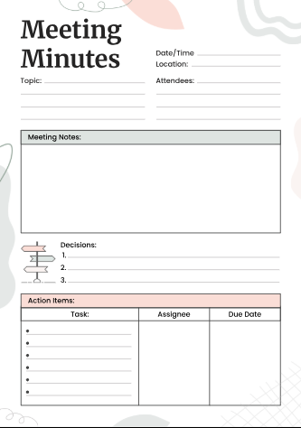Meeting Agenda Template - Free Meeting Agendas Template for Google Docs