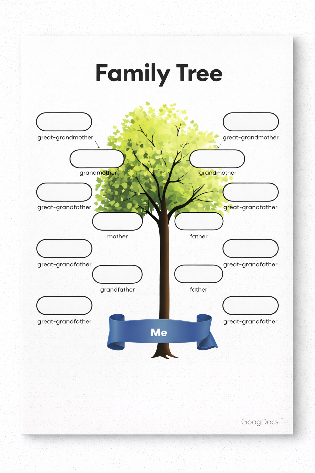 Family Tree - Free Family Trees Template for Google Slides