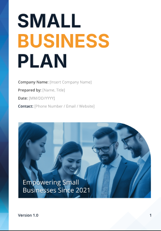 Small Business Plan Template Small Business Plan Template - Free Business Plans Template for Google Docs