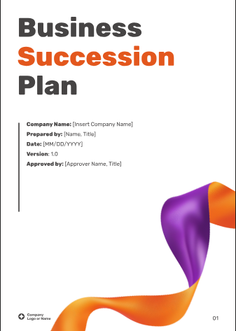 Business Succession Plan Business Succession Plan - Free Business Plans Template for Google Docs